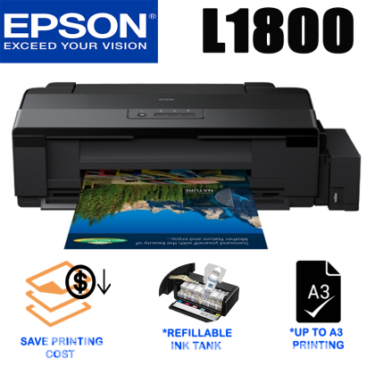 EPSON L1800 BORDERLESS A3 PHOTO PRINTER